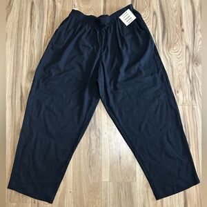 TEDDI WOMAN Pants‎ Women’s 1X Plus Size Short Born Free Black Ribbed 80s 90s VTG